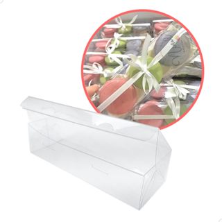 Caixa de Acetato PX-239 (15X5X3,5 cm) (25un) Caixa para 3 Macaron Embalagem de Plástico Transparente em Oferta na Shopee