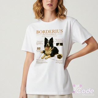 Camisa Camiseta Unissex Border Collie em Oferta na Shopee