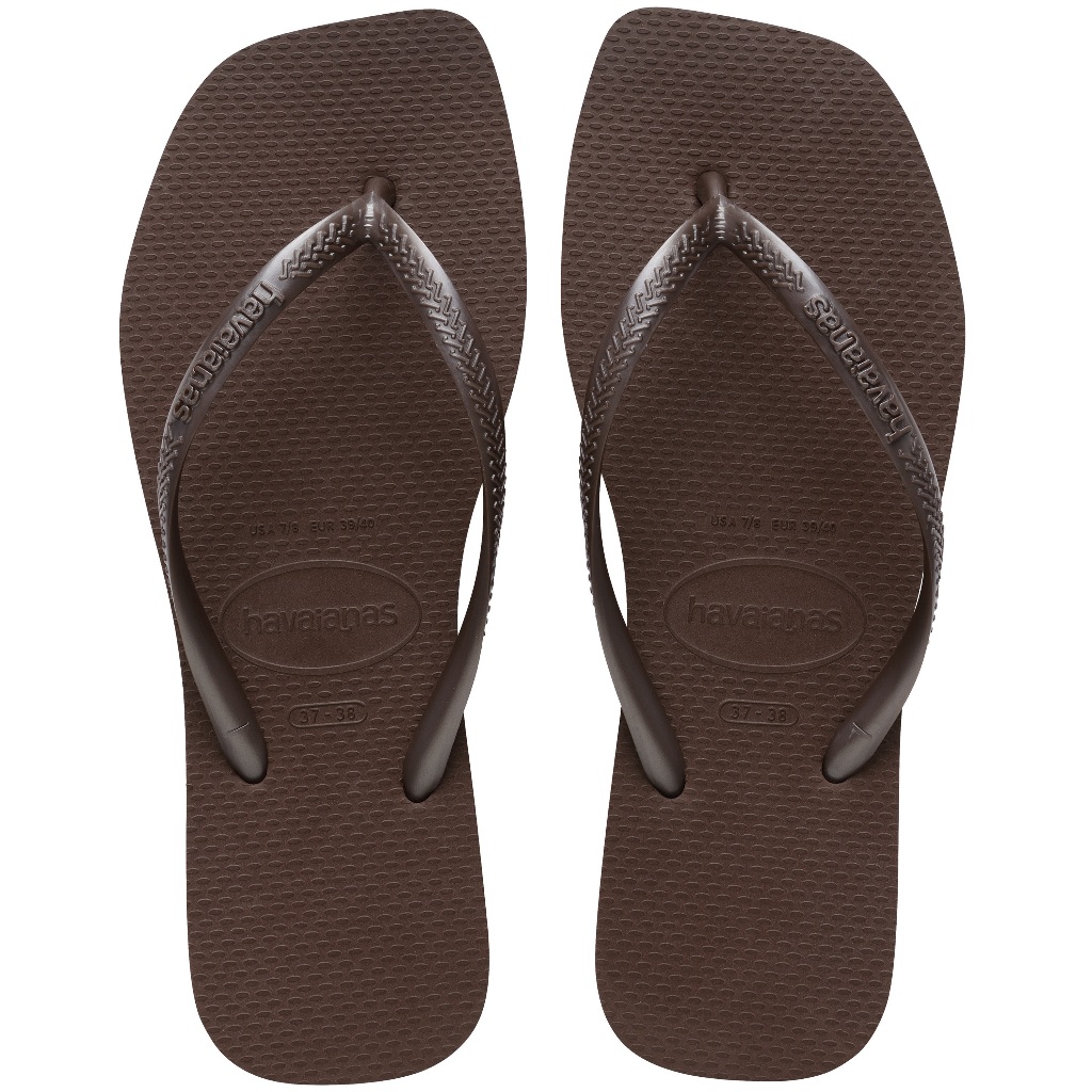Chinelo Havaianas Slim Square Básico Sem Estampa Bico Quadrado em Oferta na Shopee