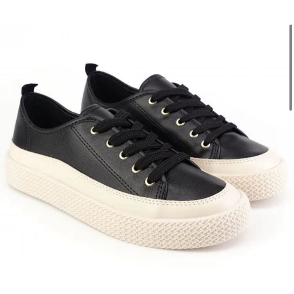 tenis beira rio 4280102-preto e verde