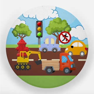 Painel De Festa Redondo Tecido Sublimado 1,50x1,50 Carros e Motos em Oferta na Shopee