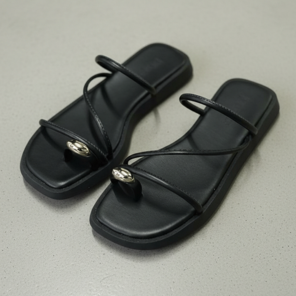 Sandália feminina rasteira Confort minimalista básica lançamento verão em Oferta na Shopee