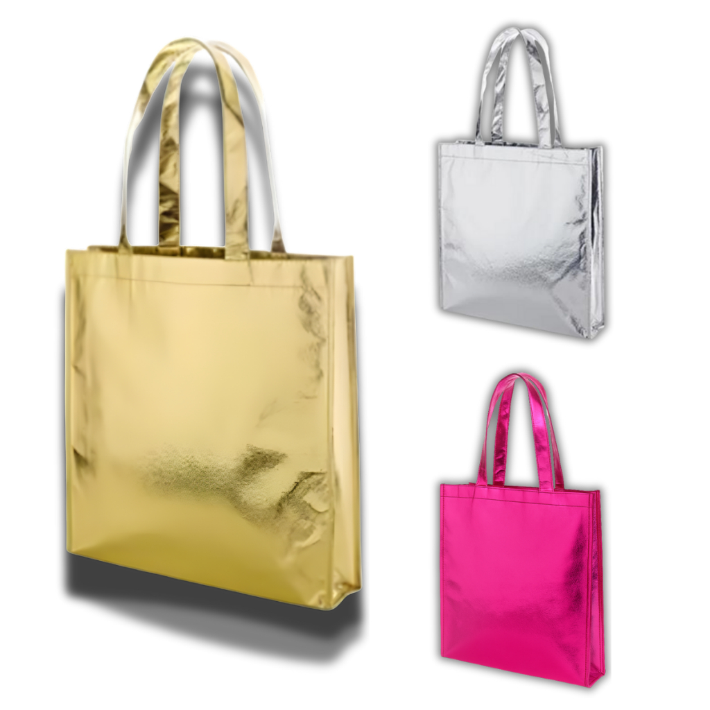 Kit com 25 Sacolas Saco TNT 30x40 / 36x45 Sacola Laminada Para Personalização em Oferta na Shopee