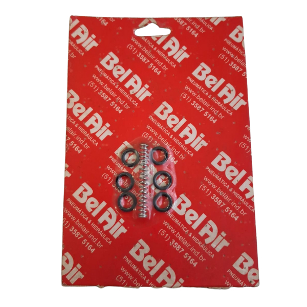Kit de Reparo BelAir com Molas e Anéis de Vedação – Para Cilindros Hidráulicos e Pneumáticos