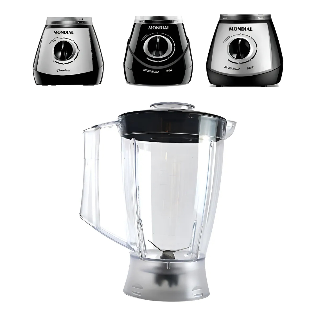 Copo De Liquidificador para L-51 Ao L-55 Mondial Premium Cristal em Oferta na Shopee