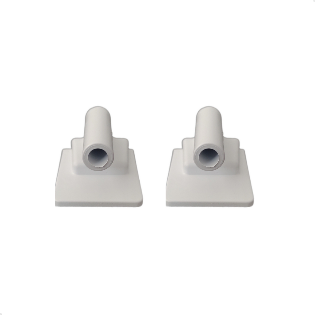 Kit 2 Dobradiças Barra Basculante Batente Movél Geladeira Dm83x Dm84x Dm85x Dm86x Electrolux Original