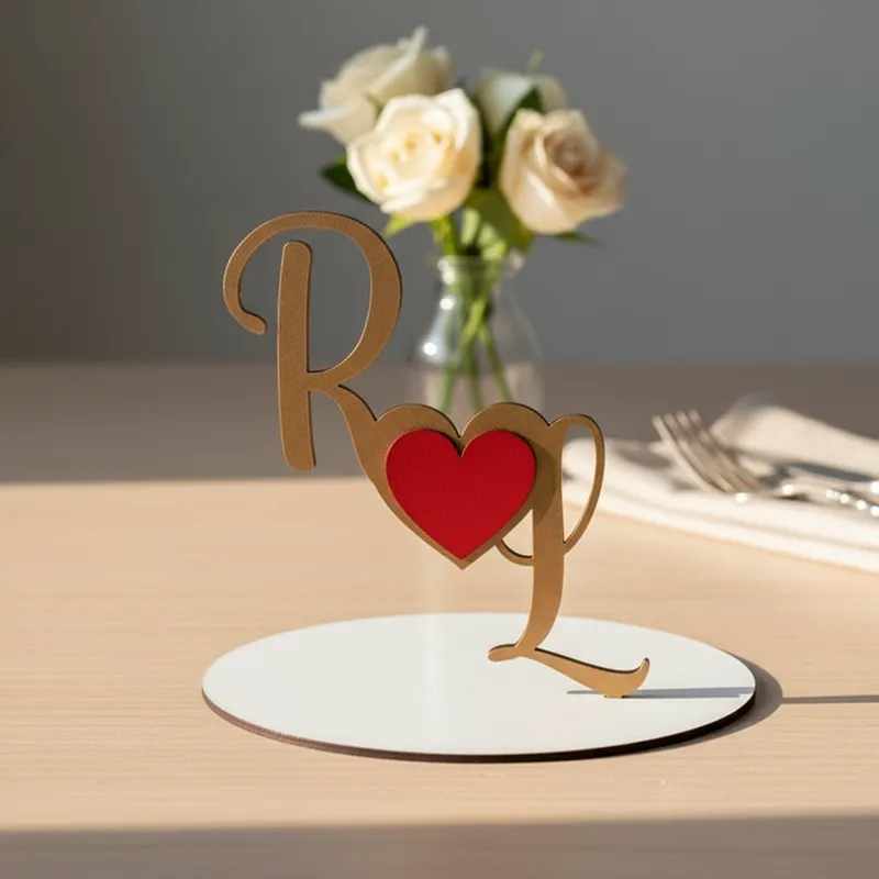 Topo de bolo  Personalizado Para Casamento com Base em mdf 3MM