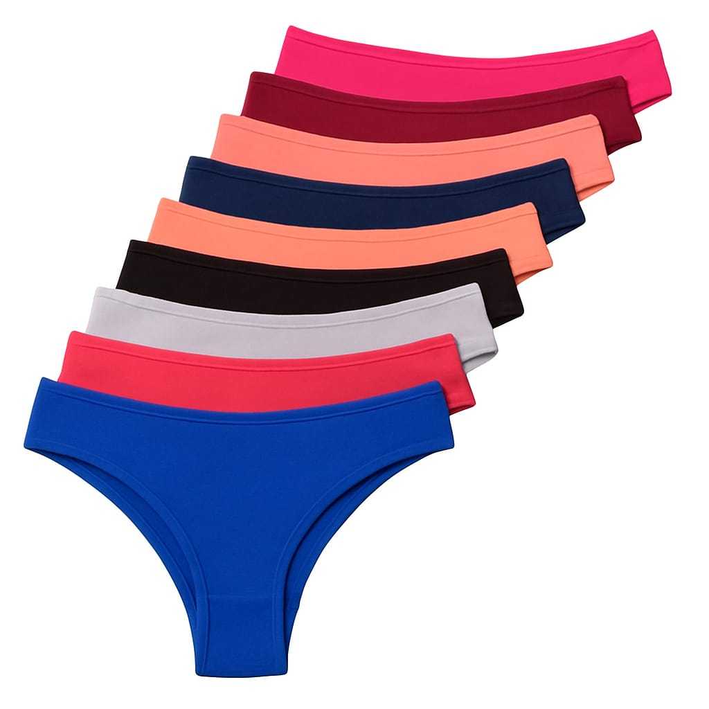 Kit 10 calcinhas conforto básica femininas simples em Oferta na Shopee