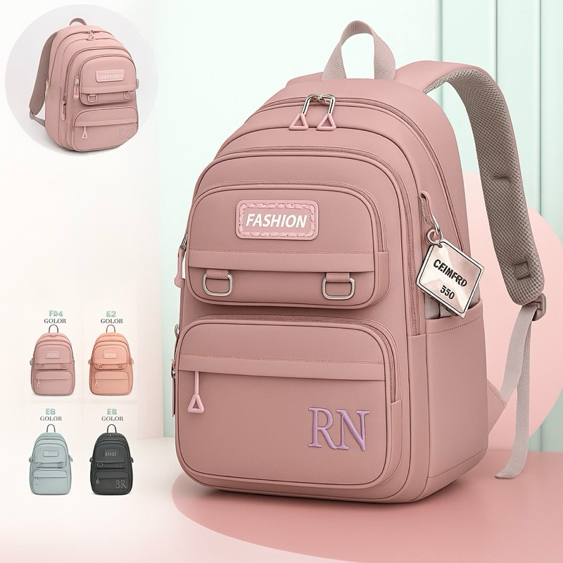 Mochila Escolar Com Pelúcia De Grande Capacidade Unissex Para Estudante Nylon Impermeavel em Oferta na Shopee