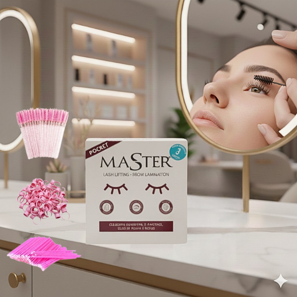 Kit Lifting De Cílios Master Pocket 7g Para Lash Lifting E Brow Lamination Mimo
