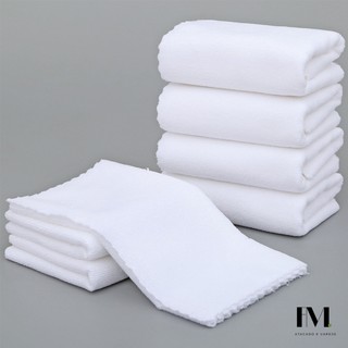 Kit 5 Pano de Microfibra Branco 40x60cm Toalha de Limpeza Grande Residencial