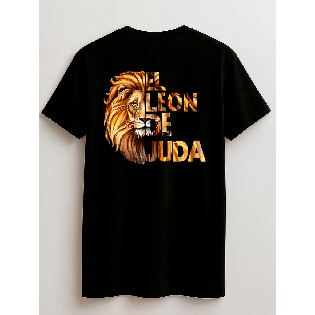 Camiseta Leão de Judá Juvenil e Infantil 2 ao 16 anos Gospel Unissex