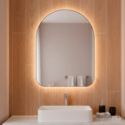 Espelho Orgânico com Led 44x64 Decorativo para Parede Sala Quarto Banheiro Diversos Modelos