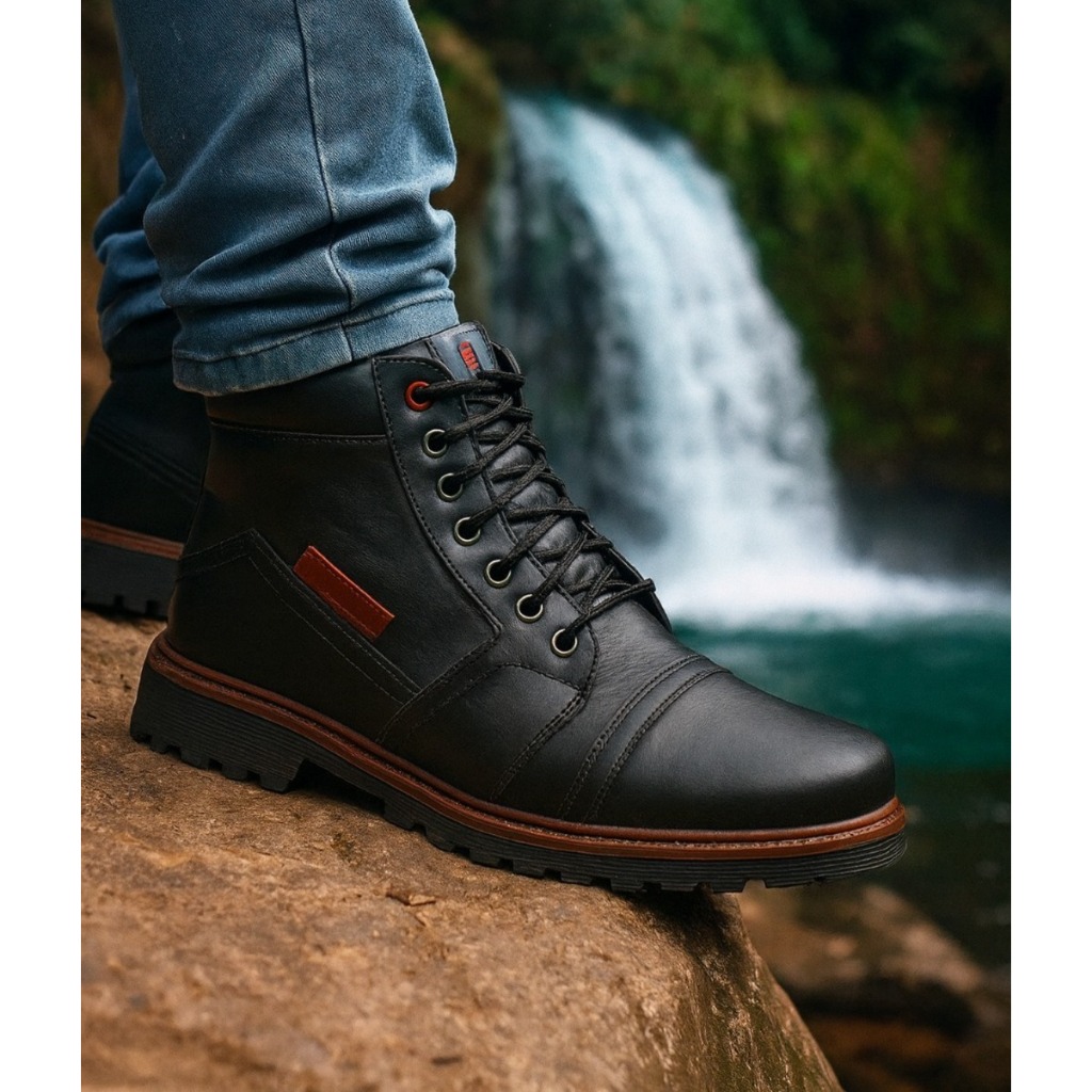Bota Masculina Casual Coturno Stefanini REF:924