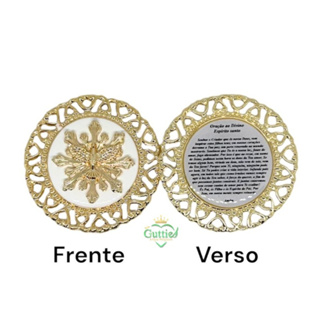 2 peças Divino Espírito Santo com Oração no verso em Oferta na Shopee