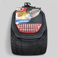 Jogo De Tapete Universal Automotivo 4 Tapetes Preto Pvc
