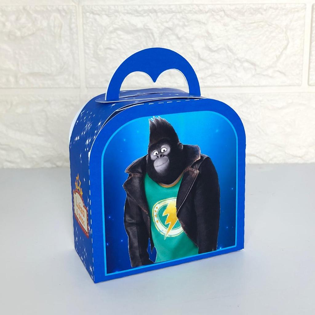 Caixa Maleta Aniversário Personalizados, Lembrancinha Personalizadas Sing