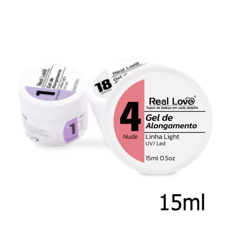 Gel de Modelagem para Unhas Gel 15ml - Real Love
