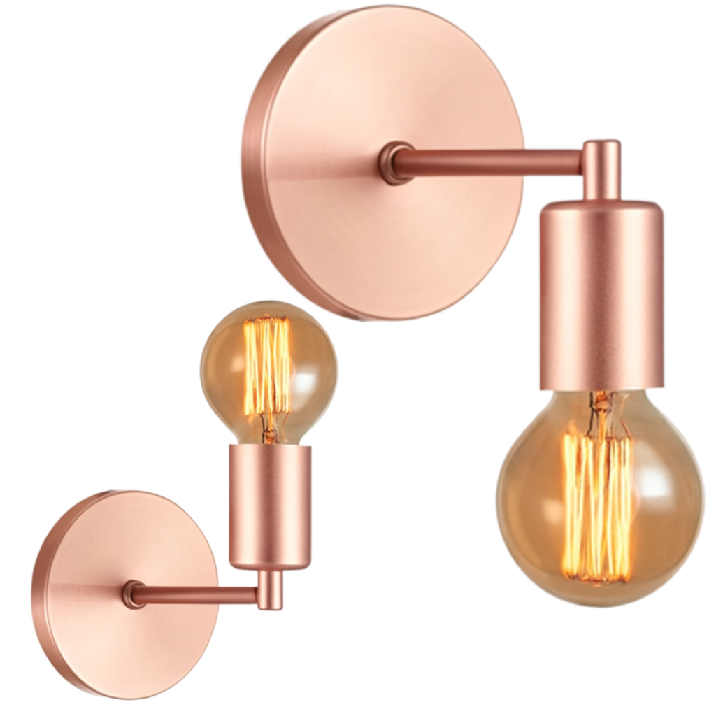 Luminária Arandela de Parede Cabeceira Quarto Sala Corredor Retro Moderna Vintage Hotel 127v/220v em Oferta na Shopee