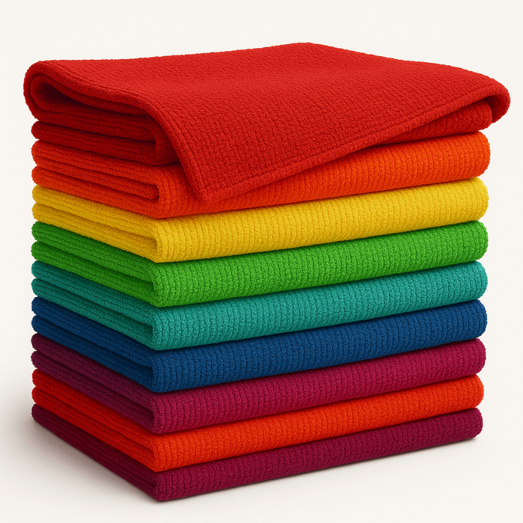 🔥 _LIMPEZA PODEROSA E PRÁTICA! 🧽🚗_  
_Kit Panos de Microfibra Limpeza Multiuso Automotivo_  

✅ Alta absorção, ideal para deixar seu carro brilhando em minutos!  
✅ Supermacio, não arranha a superfície e é perfeito para qualquer uso.  
✅ Lavável e reutili