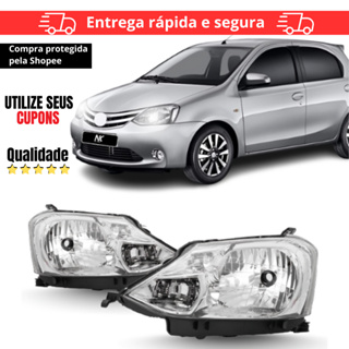 Par/Un Farol Dianteiro Etios 2013 2014 2015 2016 1ª Linha em Oferta na Shopee