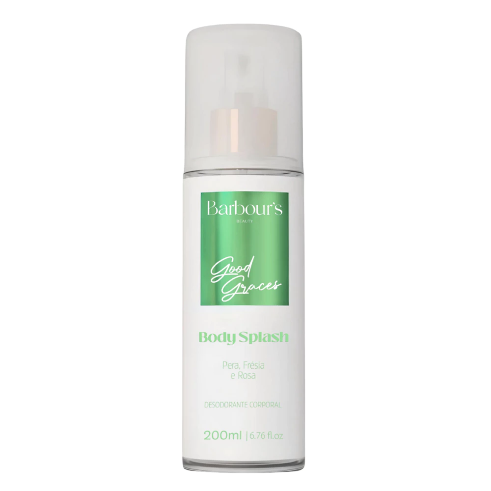 Body Splash Good Graces Desodorante Colônia 200ml Barbours Fragrancia Leve e Refrescante