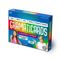 Jogo Tabuleiro - Gramaticartas Gramaticards - Com 6 Temas - Brinquedos Tóia - 12127