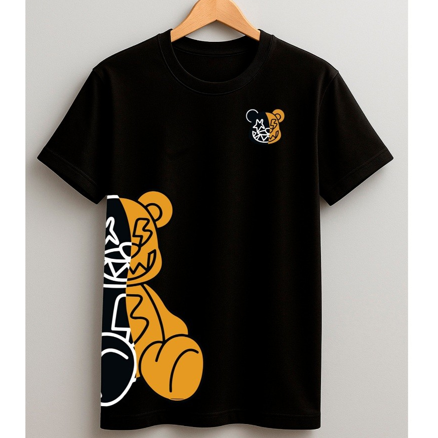 Camiseta Infantil 100% Algodão juvenil Urso Maneiro Menino Lançamento em Oferta na Shopee