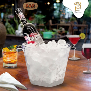 Balde de Gelo Acrílico Champanheira 4,25 Litros Cristal - 01 un em Oferta na Shopee