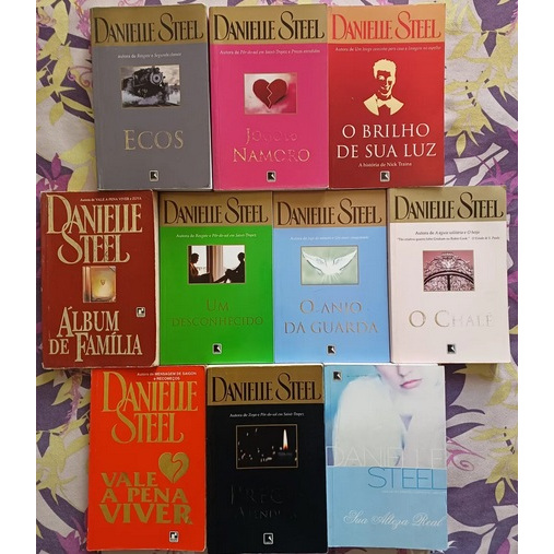 10 Livros Da Escritora Romancista Danielle Steel !!!!