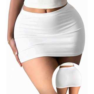 Saia curta feminina colada sensual com transparência festa balada 3068 em Oferta na Shopee