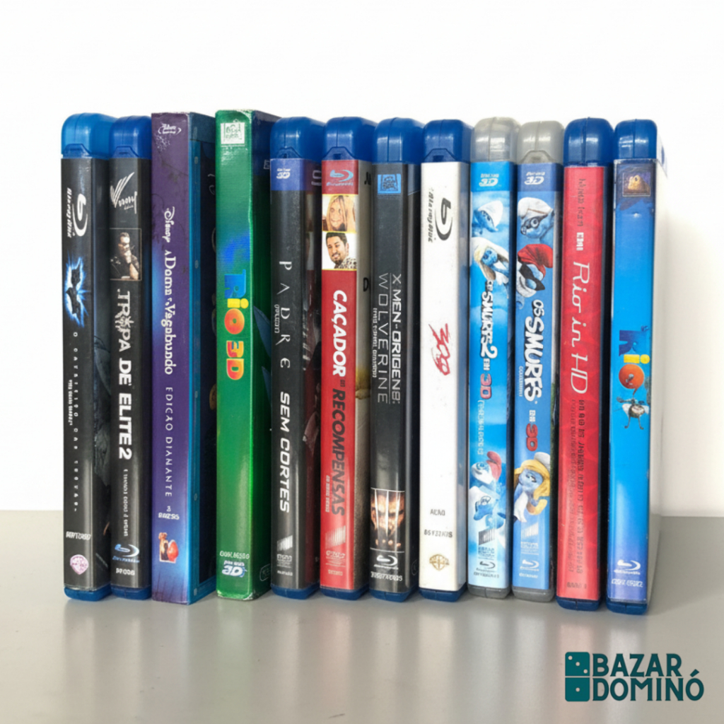 BLU-RAY's Originais – Últimas Unidades | Batman; X-Men; Disney; Tropa de Elite; RIO; 300 e mais...