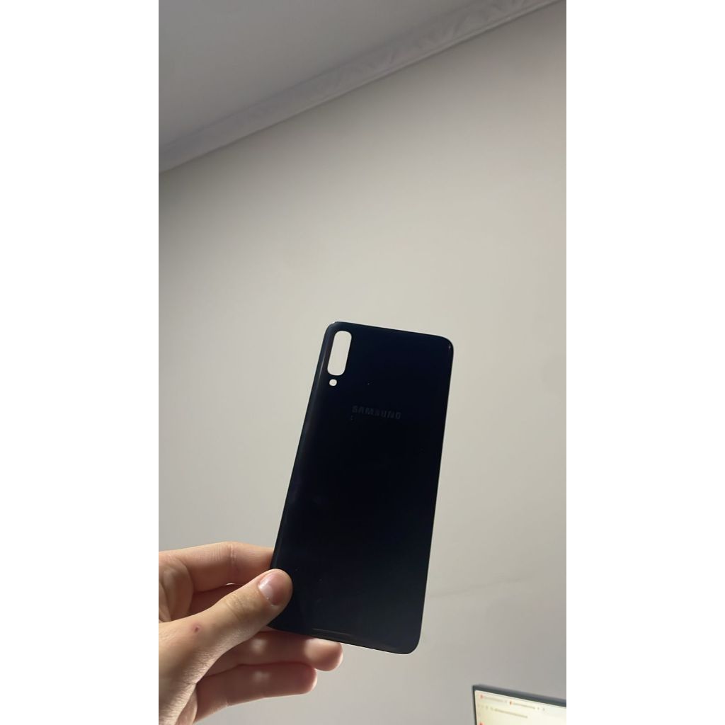 Tampa Traseira Galaxy A70 A705 | Tampa de Vidro / Plástico com Lente de Câmera | Peça de ReposiçãoTampa Traseira Galaxy