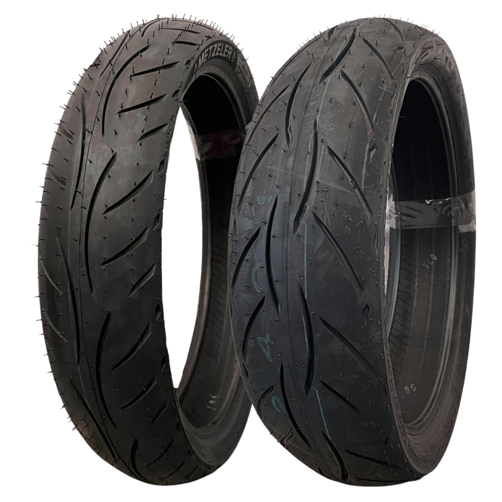 Par Pneu Moto 110/70r17 + 160/60r17 Sportec M5 Metzeler