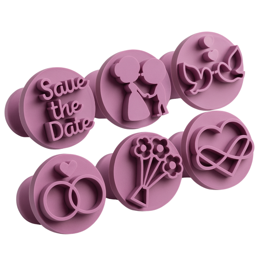 Kit Carimbo Marcador Brigadeiros CASAMENTO SAVE THE DATE AMOR Molde Festa Confeitaria Aniversario Brigadeiro