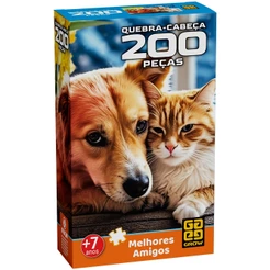 Puzzle 200 peças Melhores Amigos