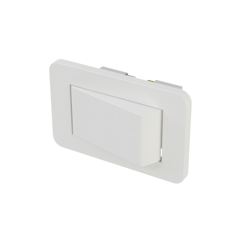 Interruptor para Móveis Lumitek 10A ABNT Intermediário de Embutir em Móveis e Painel 250V 43x67mm