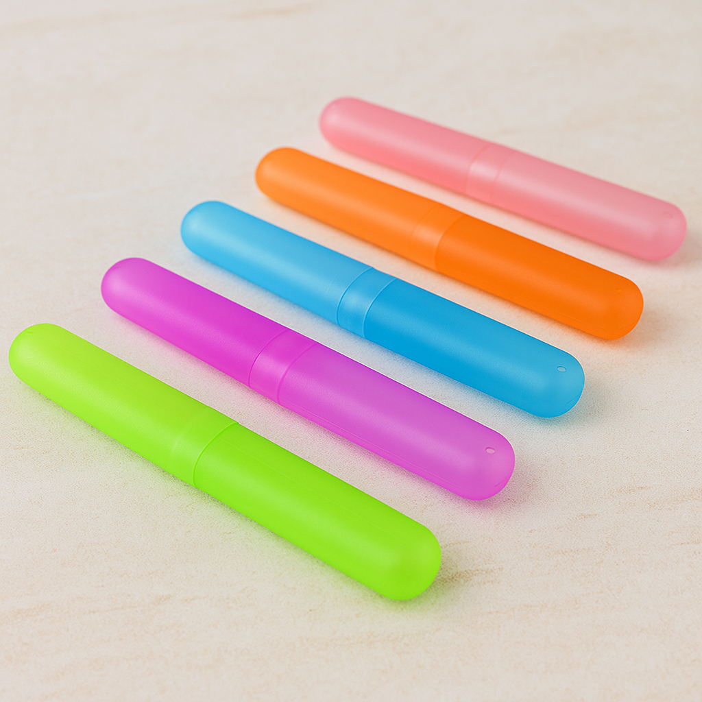 Porta Escova de Dente Para Viagem Bolsa Lancheira Sortidos Kit 1/2/3/4/5/6 Unidades