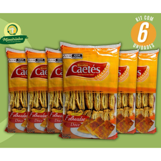 6Unid Biscoito/Bolacha 7(sete) capas Caetés - Doce/ Salgada em Oferta na Shopee