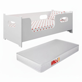 Cama Montessoriana Infantil Encanto MDF com Grade Lateral – Segura para Quarto de Menino e Menina em Oferta na Shopee