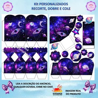 GALÁXIA LEMBRANCINHA COM  80/160 ITENS COM OU SEM NOME em Oferta na Shopee