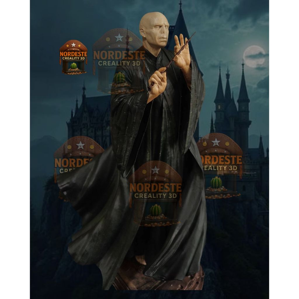 Action Figure Voldemort Bruxo das Trevas - Harry Potter colecionável