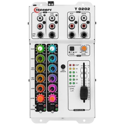 Mesa De Som Taramps T0202 Multicolor 2 Canais Led RGB Analogica T 0202