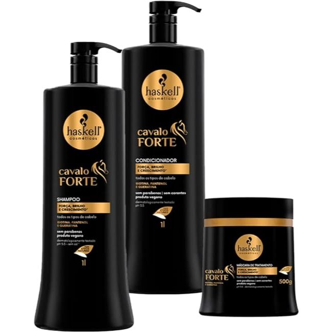 Kit Shampoo+Condicionador 1LITRO + Mascara 500g +BRINDE em Oferta na Shopee