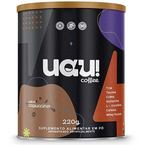 UAU! Coffee NOVIDADE! Precisando de um up? - Pote 220g Sabor CAPPUCCINO - Multi Natural
