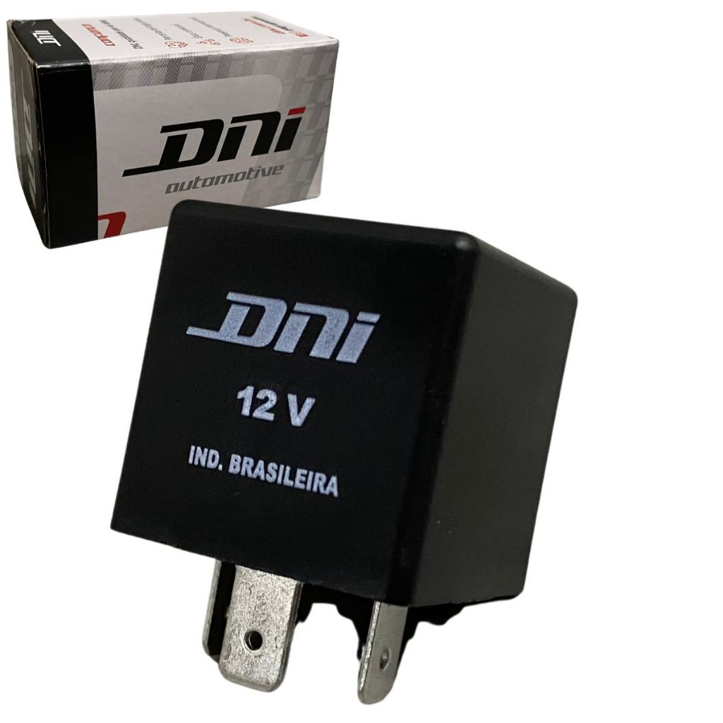 Relé de Pisca Com 3 Terminais 12v Sem Suporte Para Palio Strada Uno Marea Original DNI1109