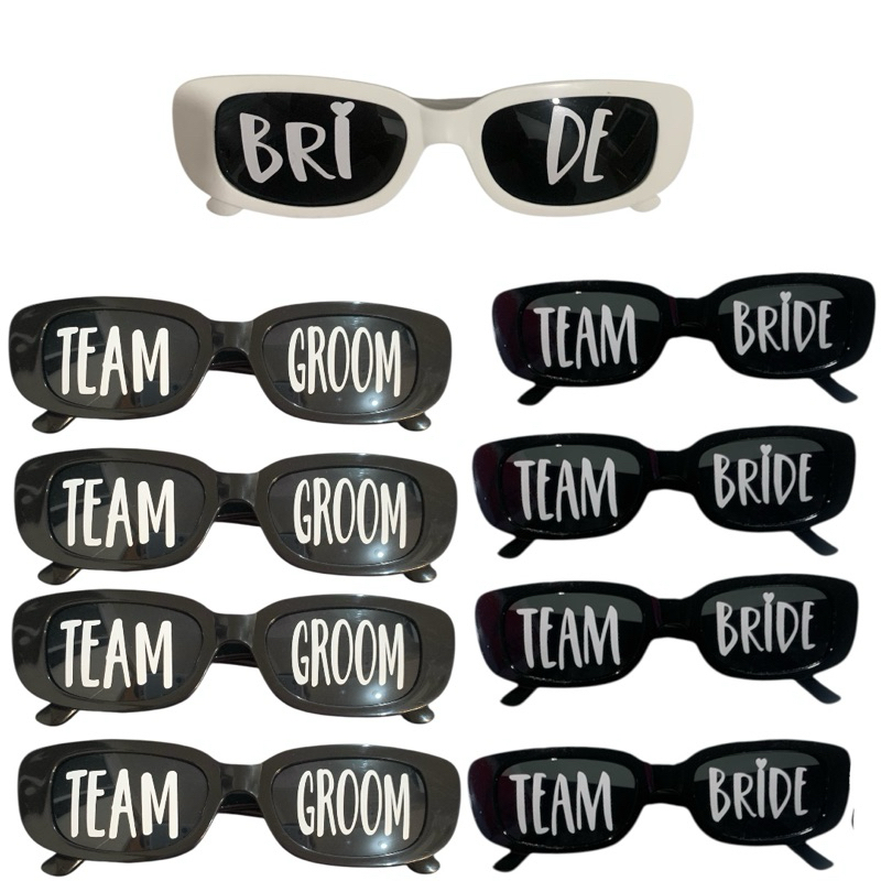 1 Oculos Bride 1 Oculos Groom 5 Team Bride 5 Team Groom Despedida De Solteira