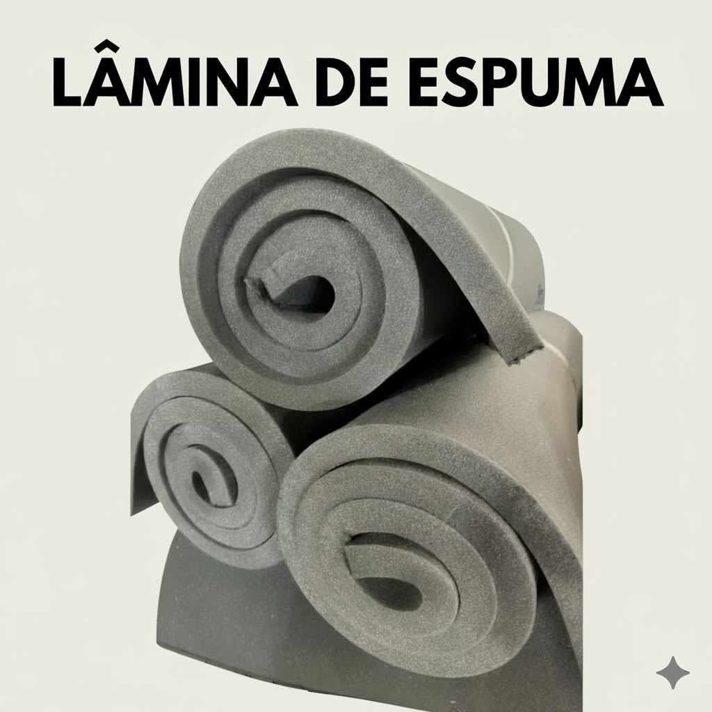 Espuma para sofá/estofados densidade 28 selada continua 0,50mt x1,90mt  -1CM