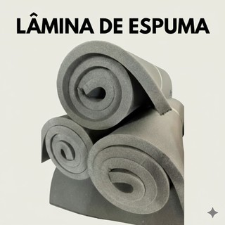 Espuma para sofá/estofados densidade 28 selada continua 0,50mt x1,90mt  -1CM
