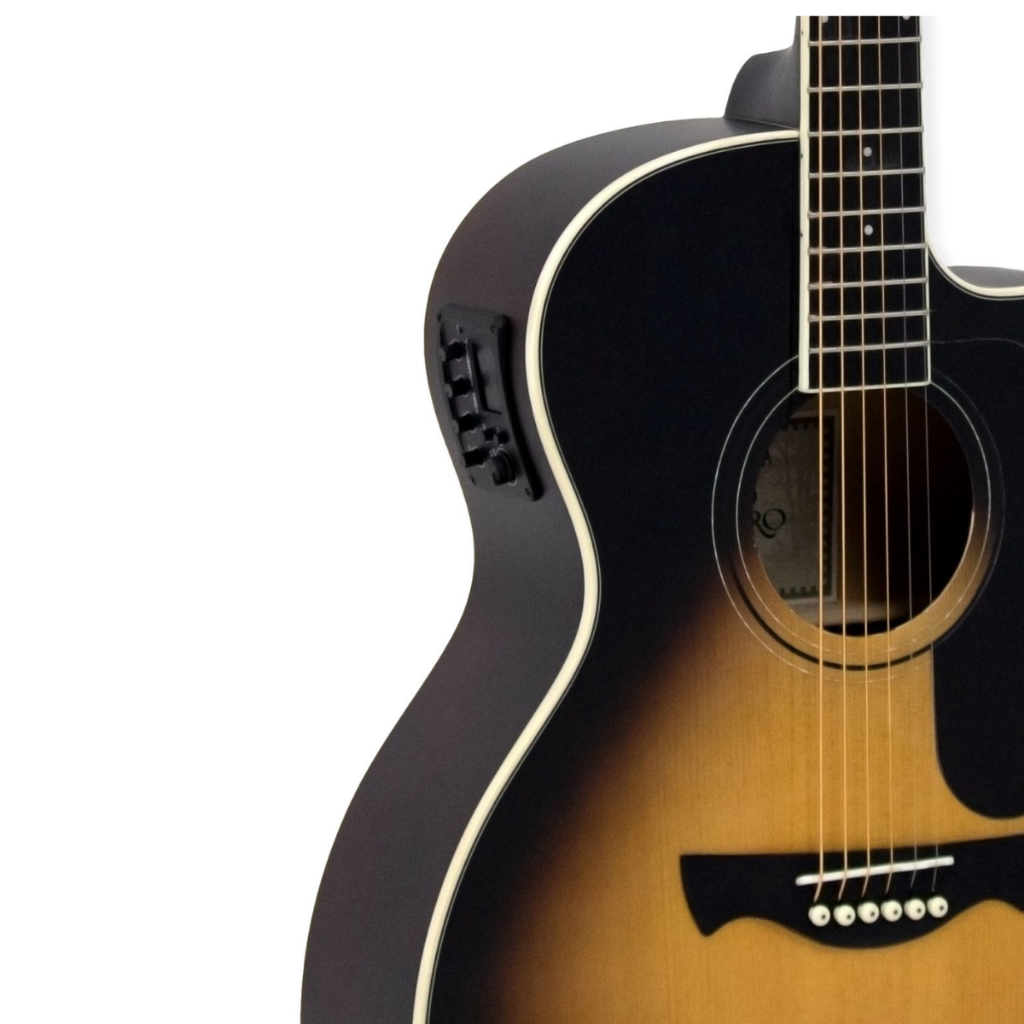 Violão Tagima Rio Negro Vsb Vintage Sunburst Cutaway Destro Okoume em Oferta na Shopee